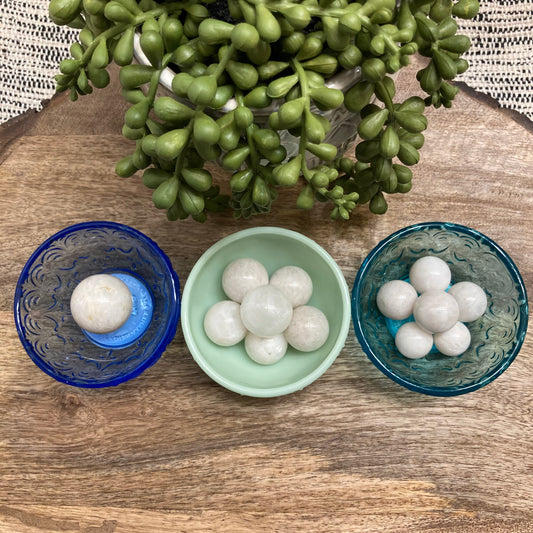 White Moonstone Sphere