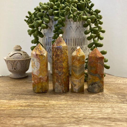 Crazy Lace Agate Tower