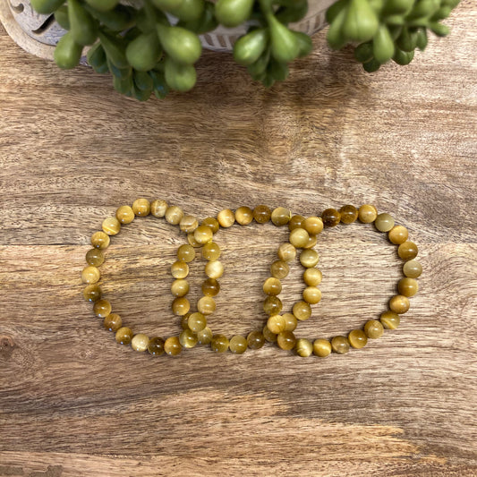 Gold Tiger Eye Bracelet