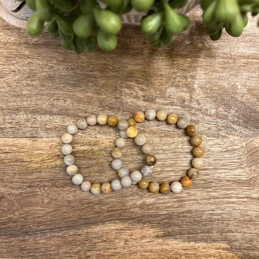 Coral Jade Bracelet